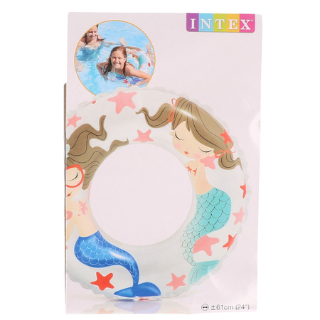 Inflatable floater with mermaids 61 cm
