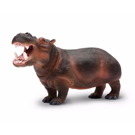 Plastic toy Hippopotamus 12 cm