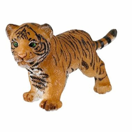 Plastic toy figures animals tigers family 3x animals