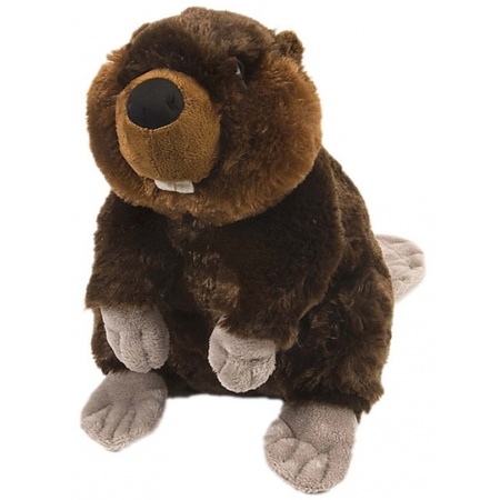 Soft toy animal beaver 30 cm