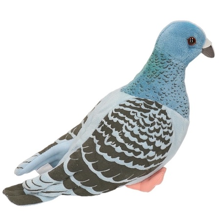 Plush blue dove cuddle toy 24 cm