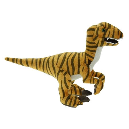 Plush velociraptor dinosaur 32 cm