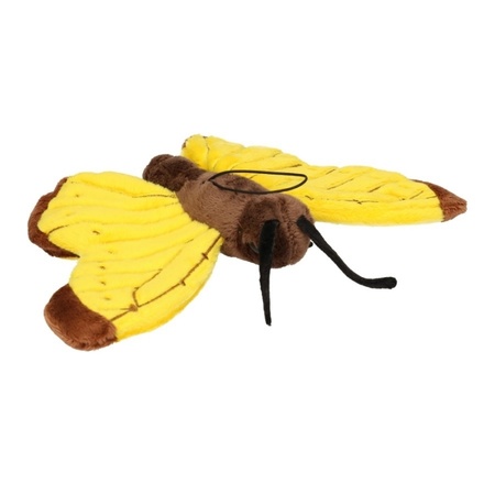 Gele vlinder knuffels 21 cm