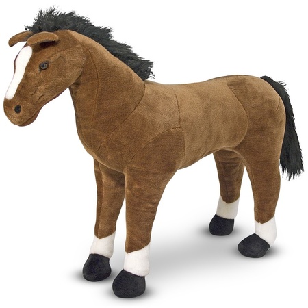 Mortal vruchten Van toepassing Pluche grote paarden knuffel 99 cm speelgoed bestellen voor € 108.00 bij  het Knuffelparadijs