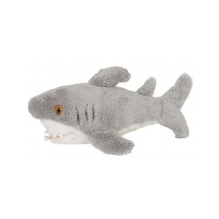 Pluche haai knuffeldier 15 cm