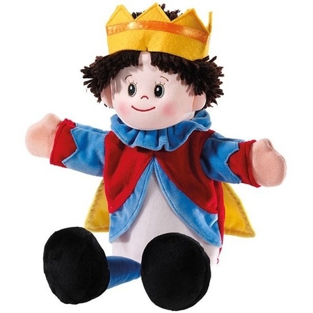 Plush prince hand puppet 30 cm
