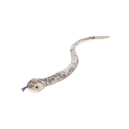 Pluche dieren knuffels 2x slangen van 145 cm