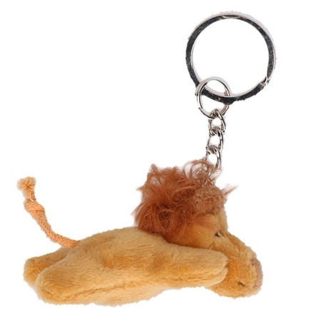 Lion key ring pluche 6 cm