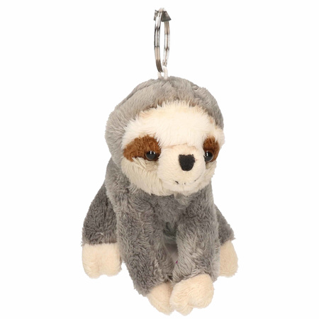 Plush sloth keychain 10 cm