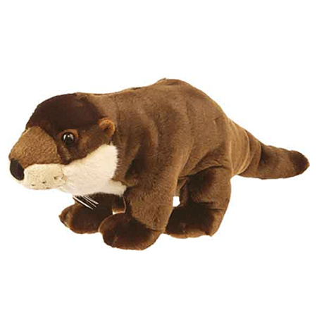 Pluche knuffel otters 30 cm