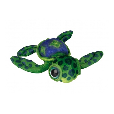 Kinderknuffel schildpad groen 39 cm