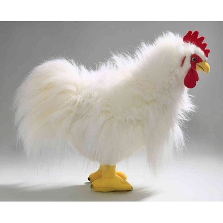 White chicken cuddle toy 36 cm