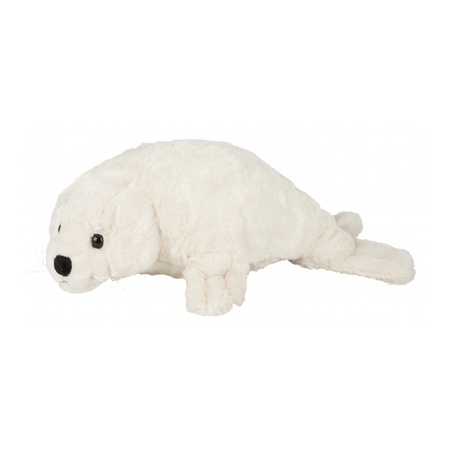 Knuffel zeehond wit 40 cm