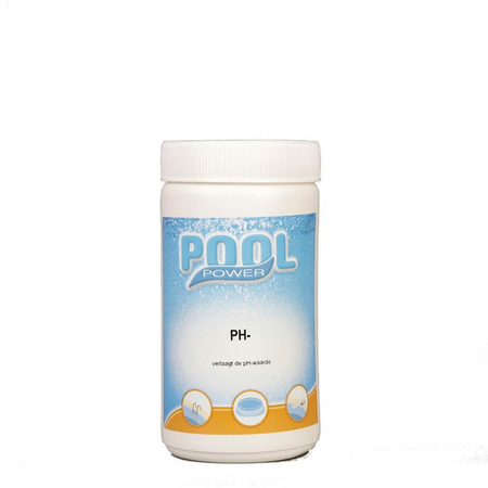 Pool power pH-min 1,5 kg flacon