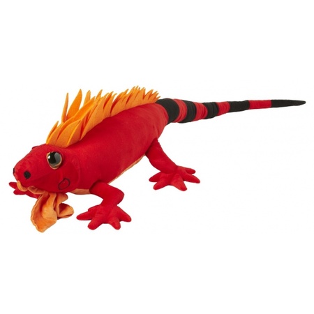 Red iguana soft toy 110 cm