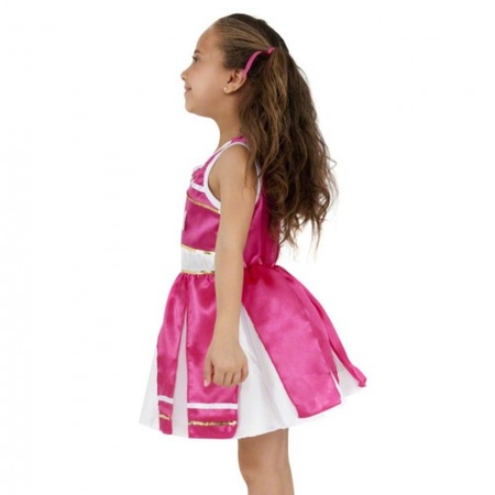 Pink cheerleader costumes for girls