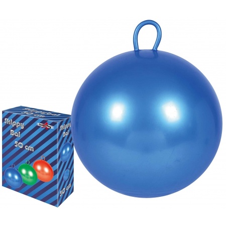 Skippyballen blauw 70 cm