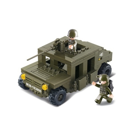 Rentmeester Horen van spreiding Leger/soldaten speelgoed set van Sluban - 2x army voertuigen van 32 en 24  cm bestellen voor € 30.98 bij het Knuffelparadijs
