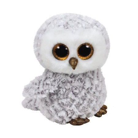 Snow owl Ty Beanie cuddle toy owlette 24 cm