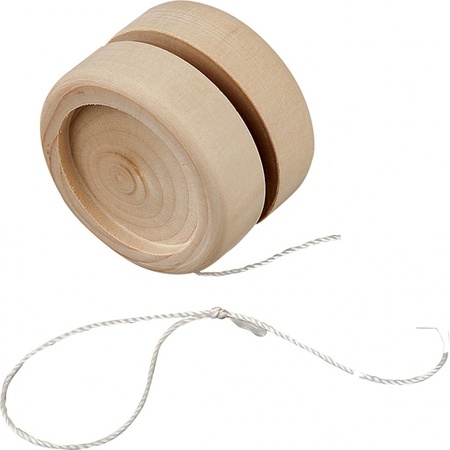 details Shuraba Overeenkomstig met Speelgoed jojo van hout 5 cm voor kinderen bestellen voor € 3.50 bij het  Knuffelparadijs