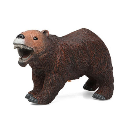 Toy jungle animals figures bear plastic 26 x 16 cm