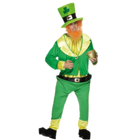 Green leprechaun costume
