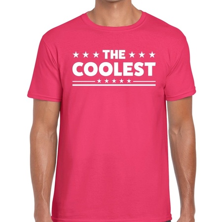 The Coolest roze t-shirt  heren