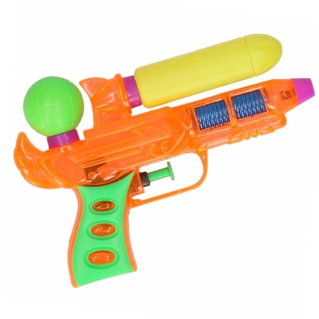 Voordelig waterpistool oranje  18 cm