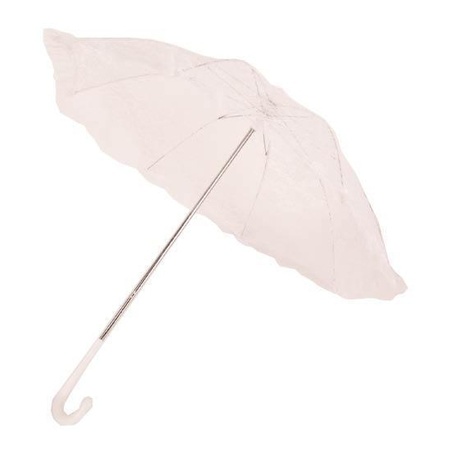 White lace umbrella vintage