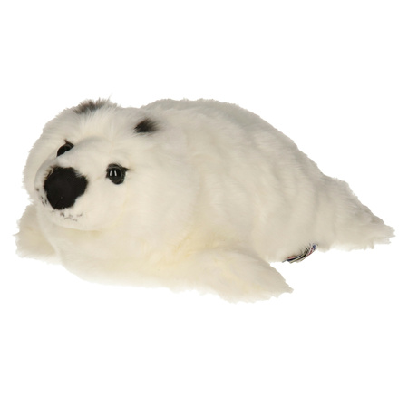 Witte pluche zeehond 40 cm