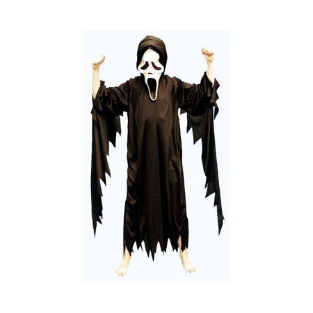 Black Scream dress up costume/robe for adults